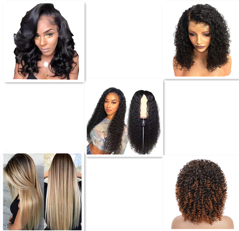 Front Lace Long Curly Synthetic Wig - Natural Black - 图片 6